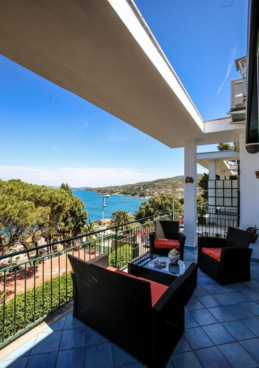 Terrace Sea View Apartment Porto Santo Stefano  Exterior foto